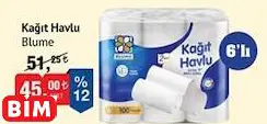 BLUME KAĞIT HAVLU BLUME KAĞIT HAVLU